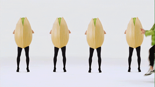 Gif of PSY dancing with pistachios