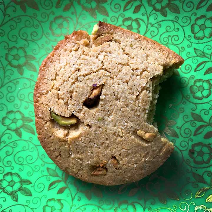Whole30 Pistachio Shortbread Cookies