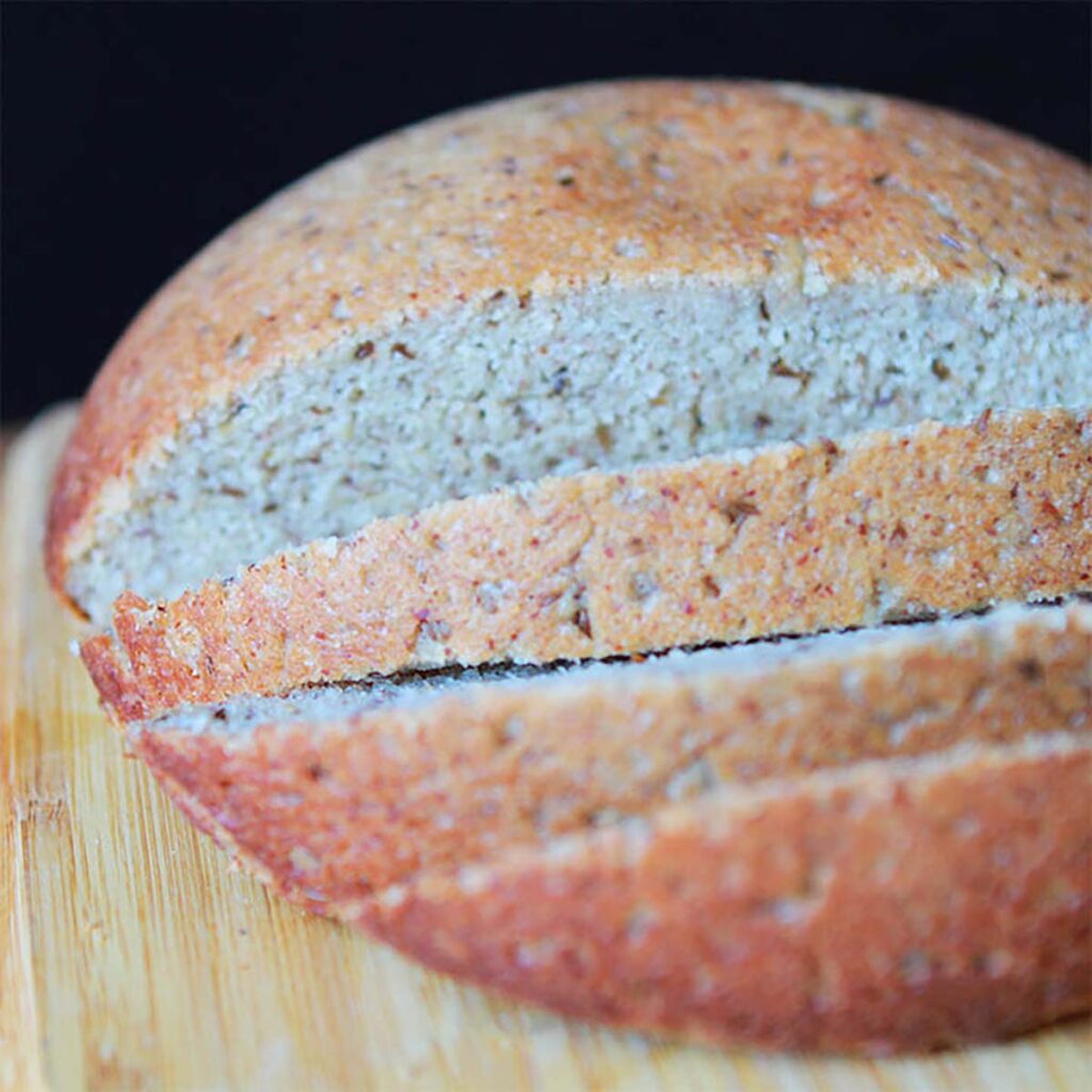 Real Keto Rye Bread with Yeast - Resolution Eats