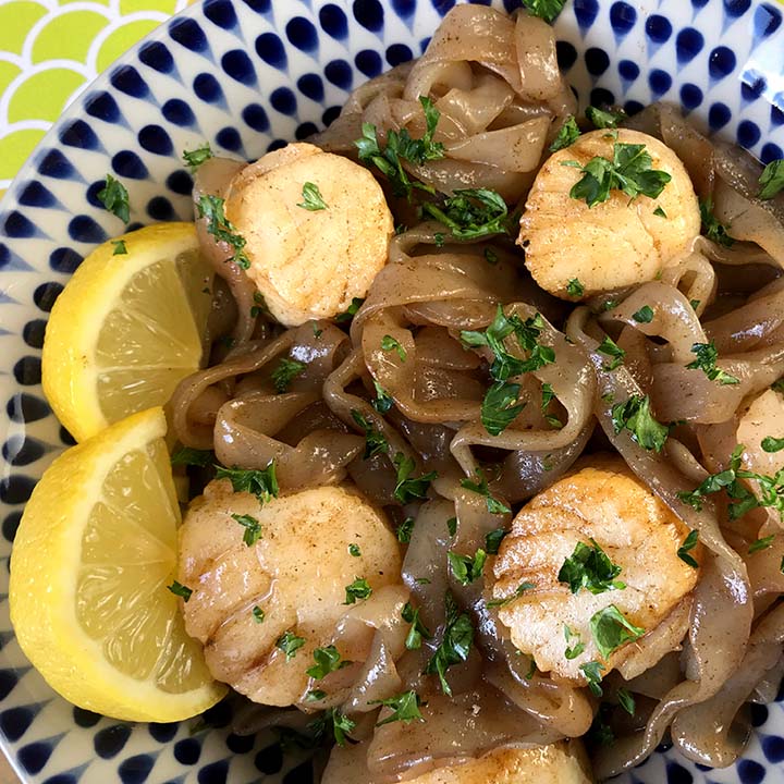 Primal Scallop Fettuccine with Brown Butter Sauce