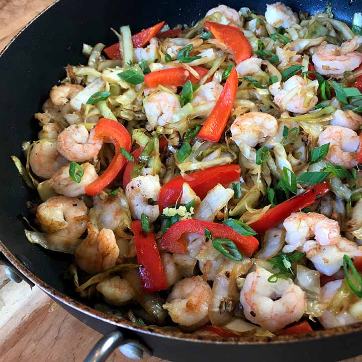 Best Keto Shrimp and Cabbage Stir Fry