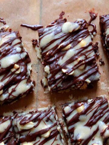 Keto Snickers Brownies