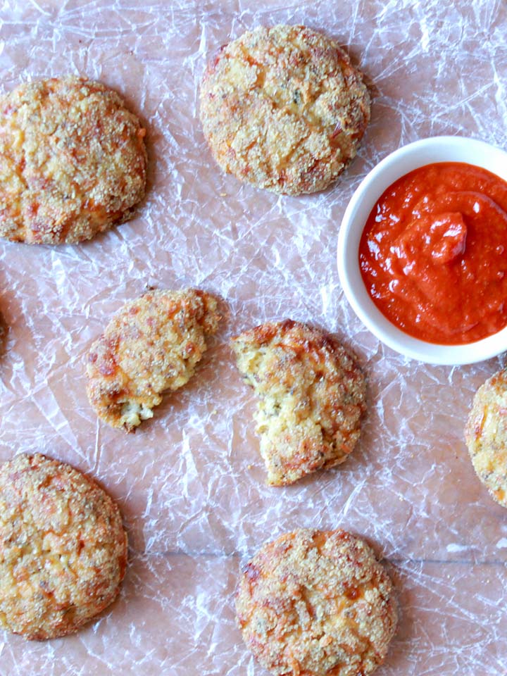 Healthy Easy Arancini Italian Fried Rice Fritter