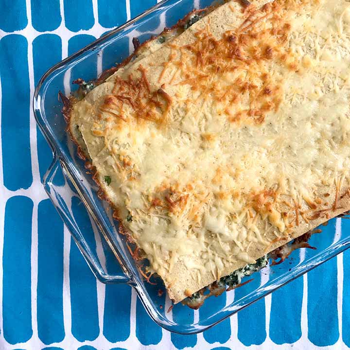 Easy Spinach and Beef Lasagna