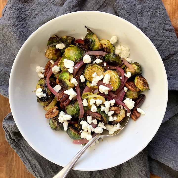 Healthy Charred Brussel Sprouts
