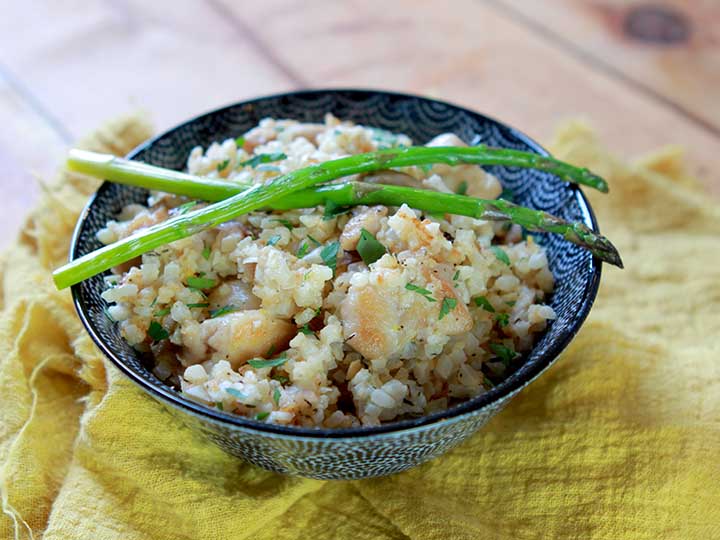 Best Chicken Asparagus Risotto