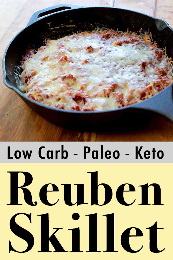 Best Paleo Reuben Skillet Pinterest Pin