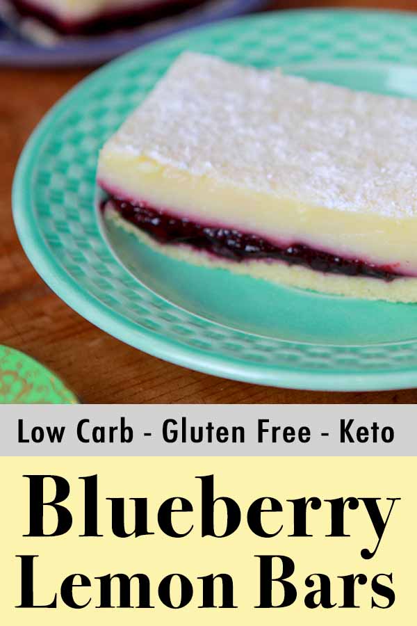 Best Healthy Keto Blueberry Lemon Bars