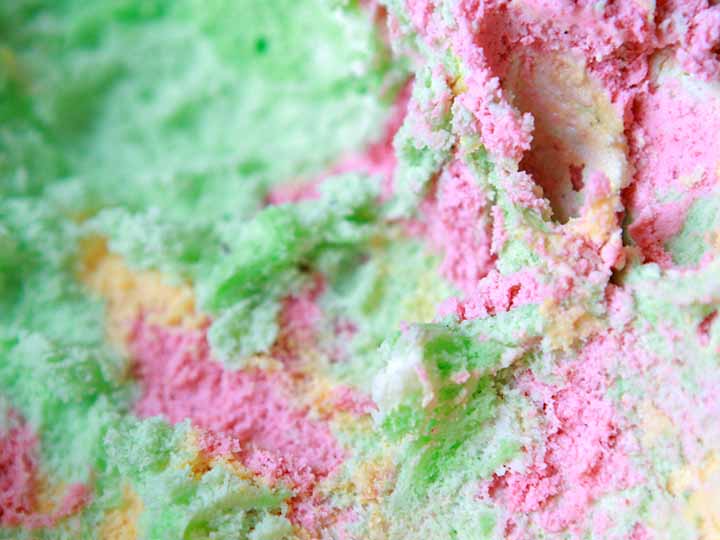 a close up of sugar-free sherbet