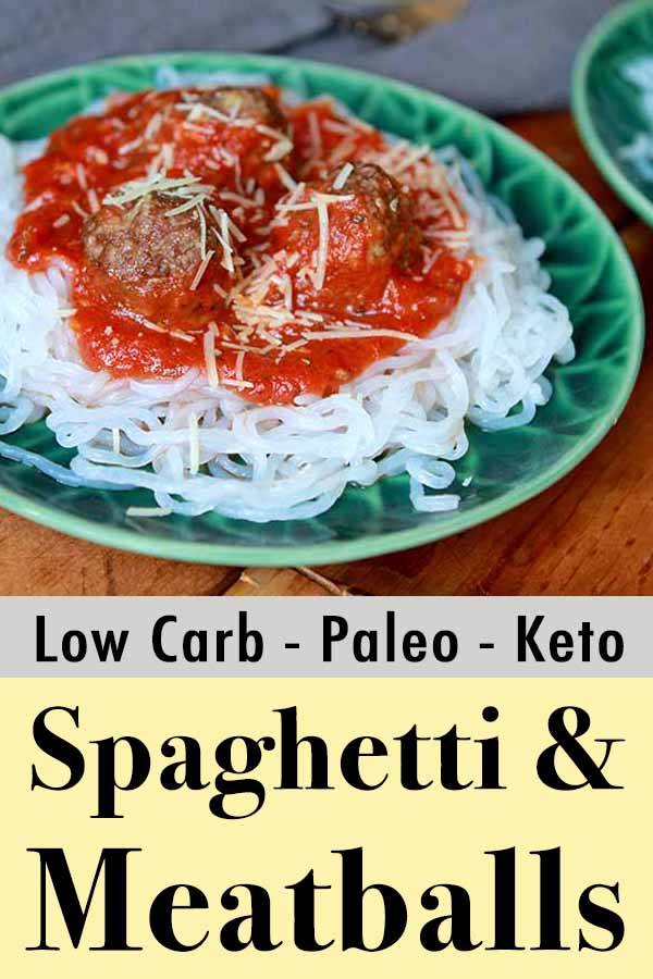 Keto Spaghetti and Meatballs