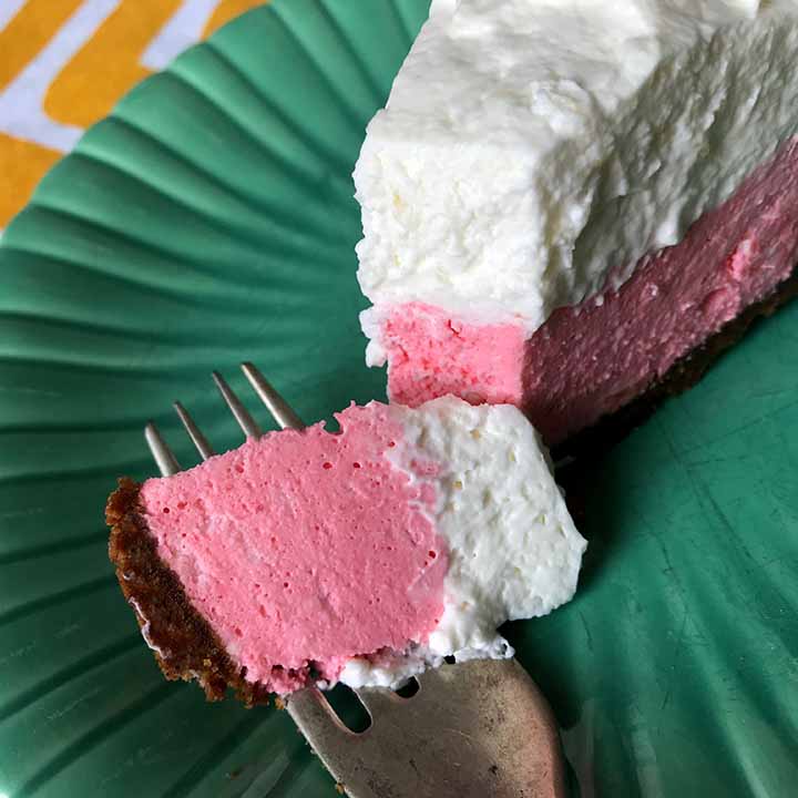 Healthy Best Keto Strawberry Jello Cream Pie