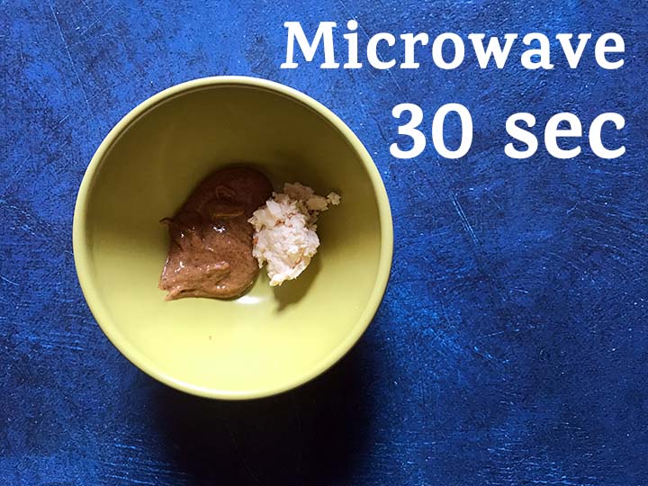 Step 2 Microwave Almond Butter and Coconut Butter