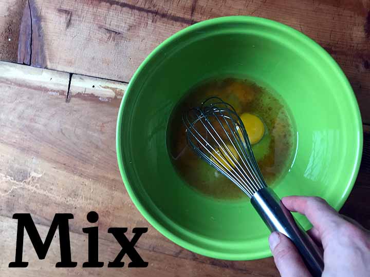 Step 2 Mix wet ingredients