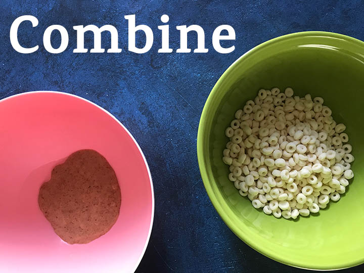 Step 4 Combine wet ingredients with cereal