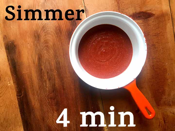 Step 5 Simmer the Low Carb Keto BBQ Sauce