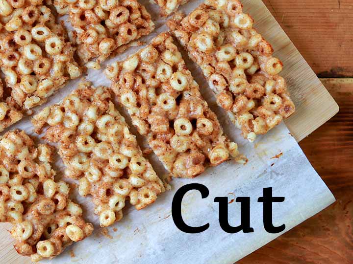 Step 6 cut into 8 bars