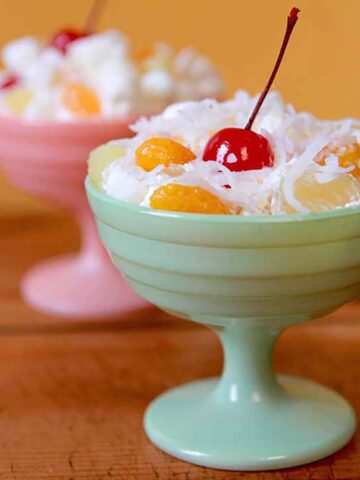 2 custard cups of Cool Whip Ambrosia Salad