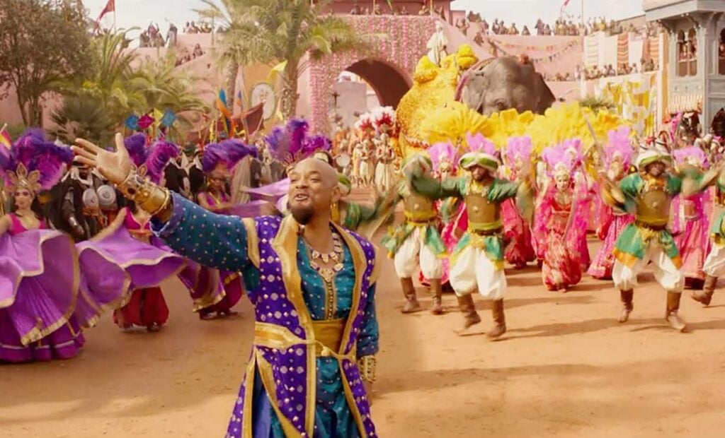 will smith sings Prince Ali in the movie Alladin