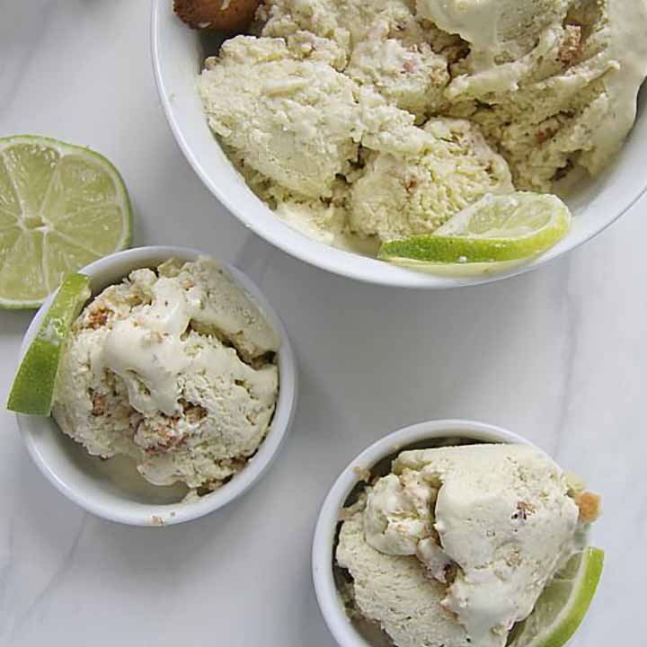 Divalicious Key Lime Pie Keto Ice Cream Recipe