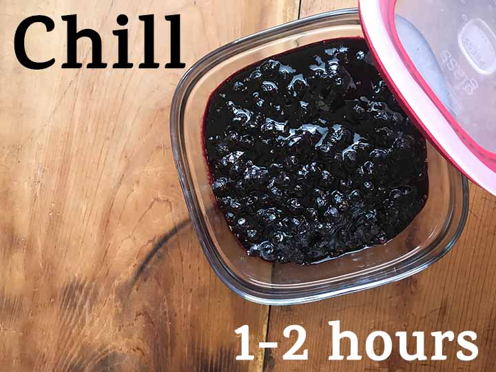 Step 4 Chill blueberries for 1-2 hours