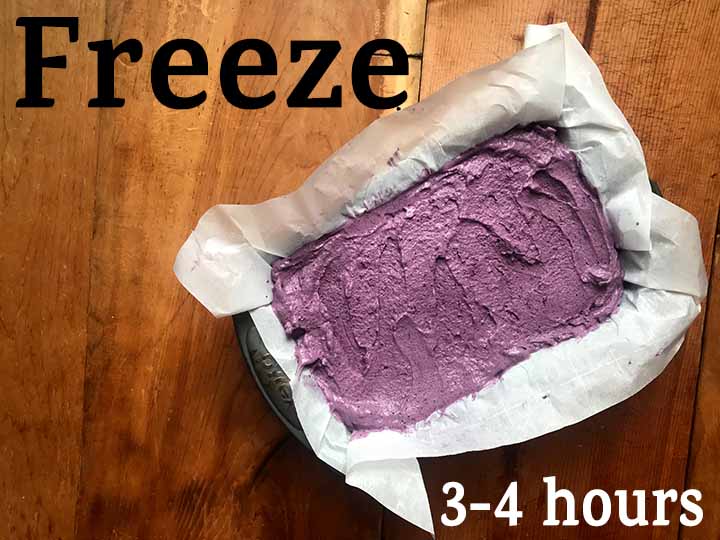 Step 7 Freeze Keto Blueberry Ice Cream for 3-4 hours