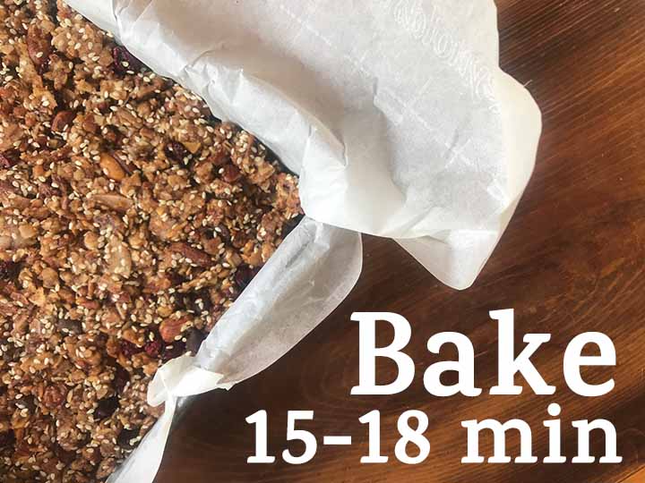 step 7 bake for 15-18 minutes