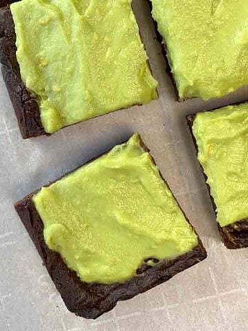 4 Keto Avocado Brownies