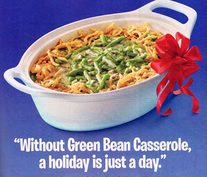 Vintage Advertisement for Campbell's Green Bean Casserole