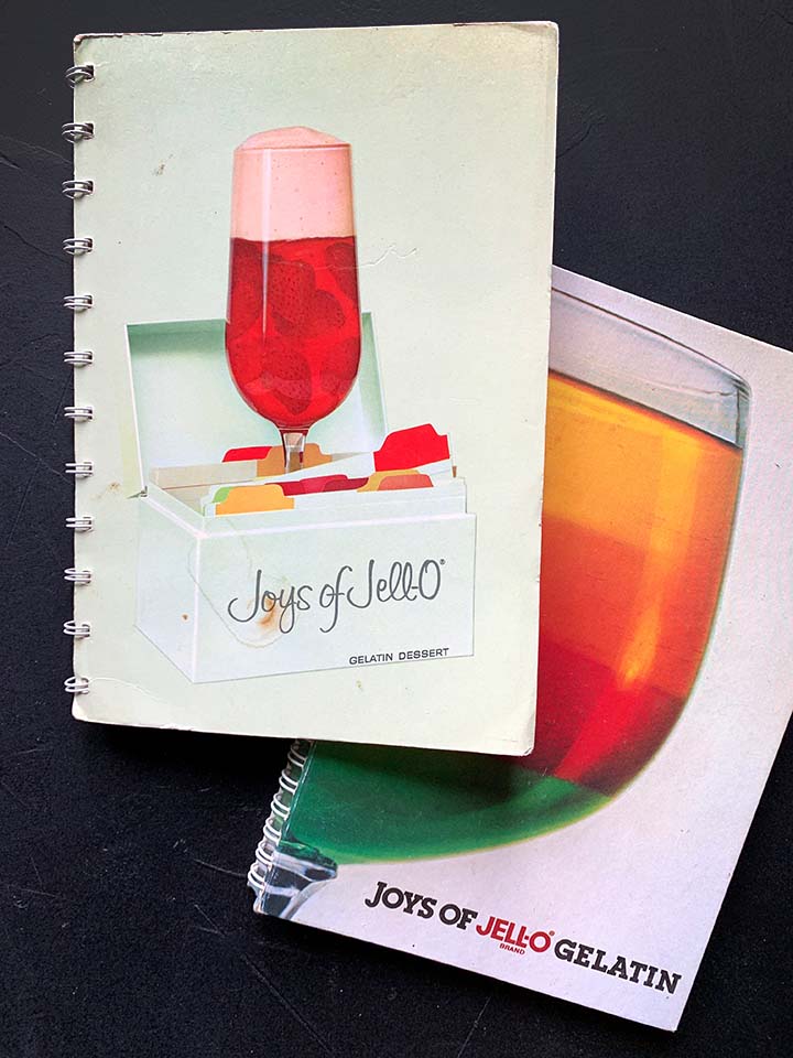 two vintage copies of the Joys of Jello