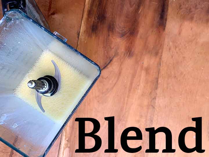 step 4 blend Jello mixture in a blender