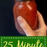 Quick Tomato Sauce Pinterest Pin