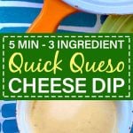 Pinterest Pin for Quick Queso