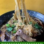 Pinterest Pin for Beef Noodle Pho
