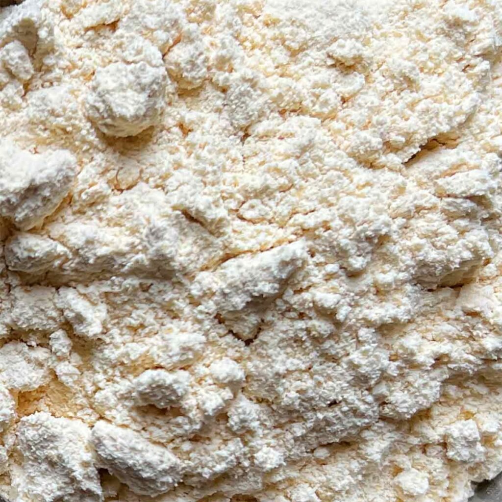 close up of lupin flour