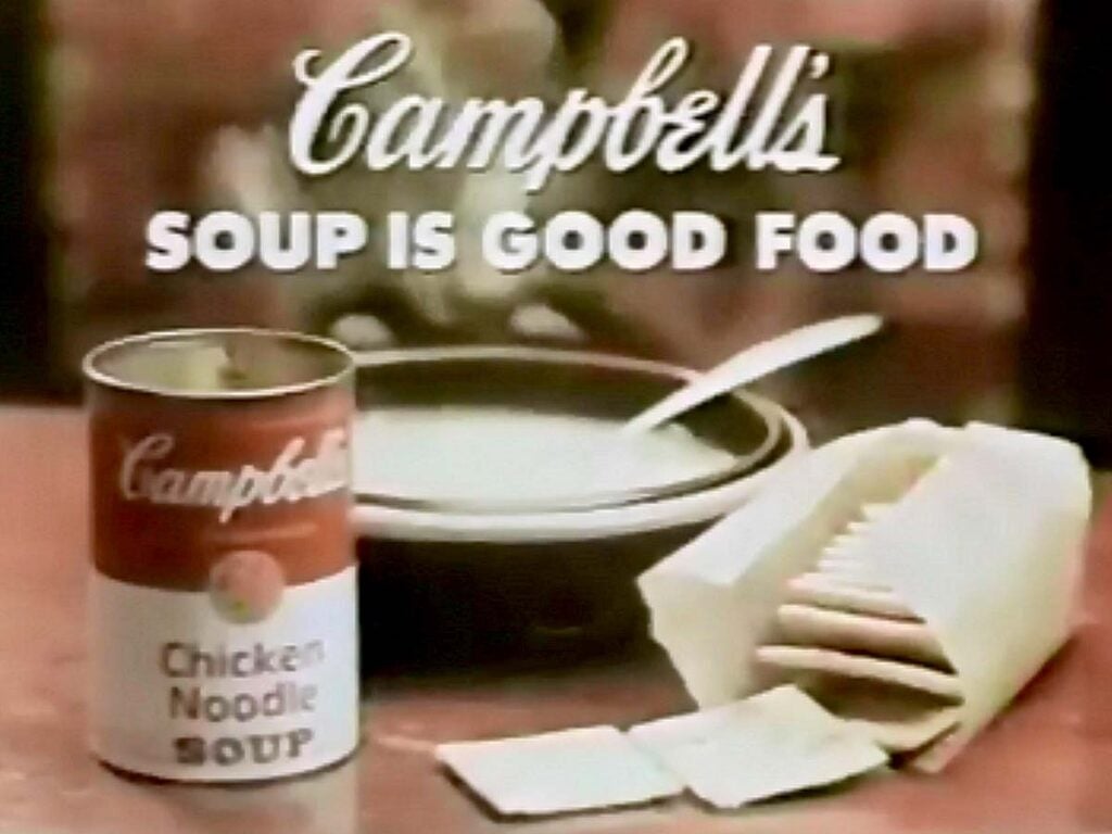 vintage Campbell's SOup is good Food advertisement