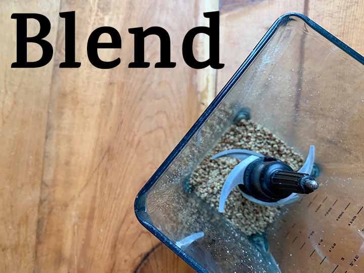 Step 1 blend nuts