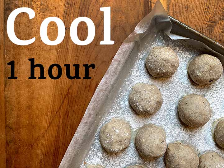 step 1 Cool Low Carb Snowball Cookies