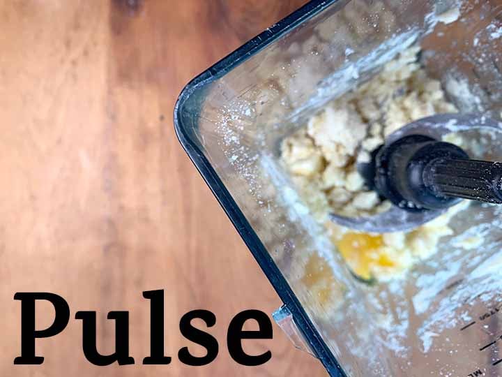 step 4 pulse egg in a blender