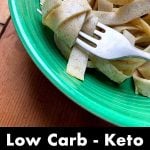 Pinterest Pin for Keto Psyllium Husk Powder Noodles