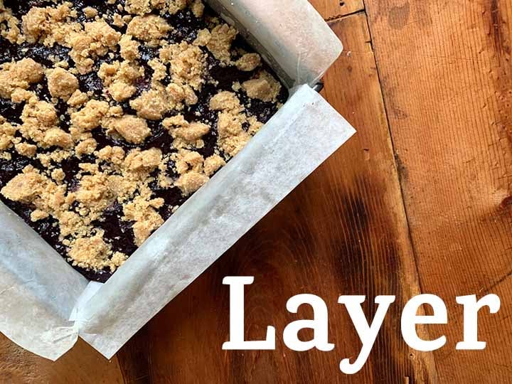 step 7 layer the bars