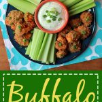 Pinterest pin for Keto buffalo cauliflower