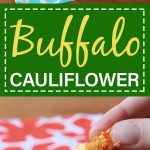 Pinterest pin for Keto buffalo cauliflower