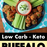 Pinterest pin for Keto buffalo cauliflower