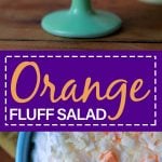 Pinterest Pin for Keto Orange Fluff Salad