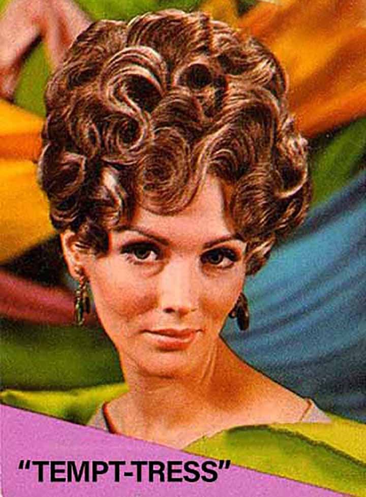 an ad from the 1960's for up hairdos