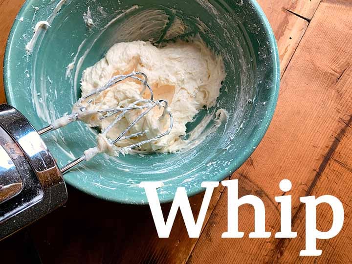 Step 9 Whip Frosting