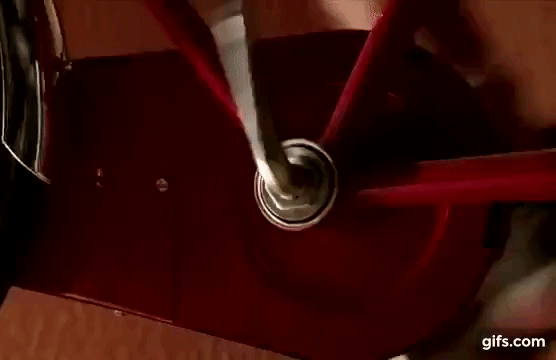 gif of legs on an exercise bike
