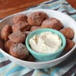 a bowl filled with Sweet Keto pretzel bites