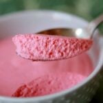 a spoonful of low carb Jello whips