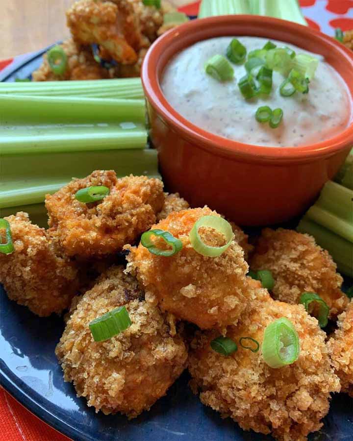 Buffalo Cauliflower Bites